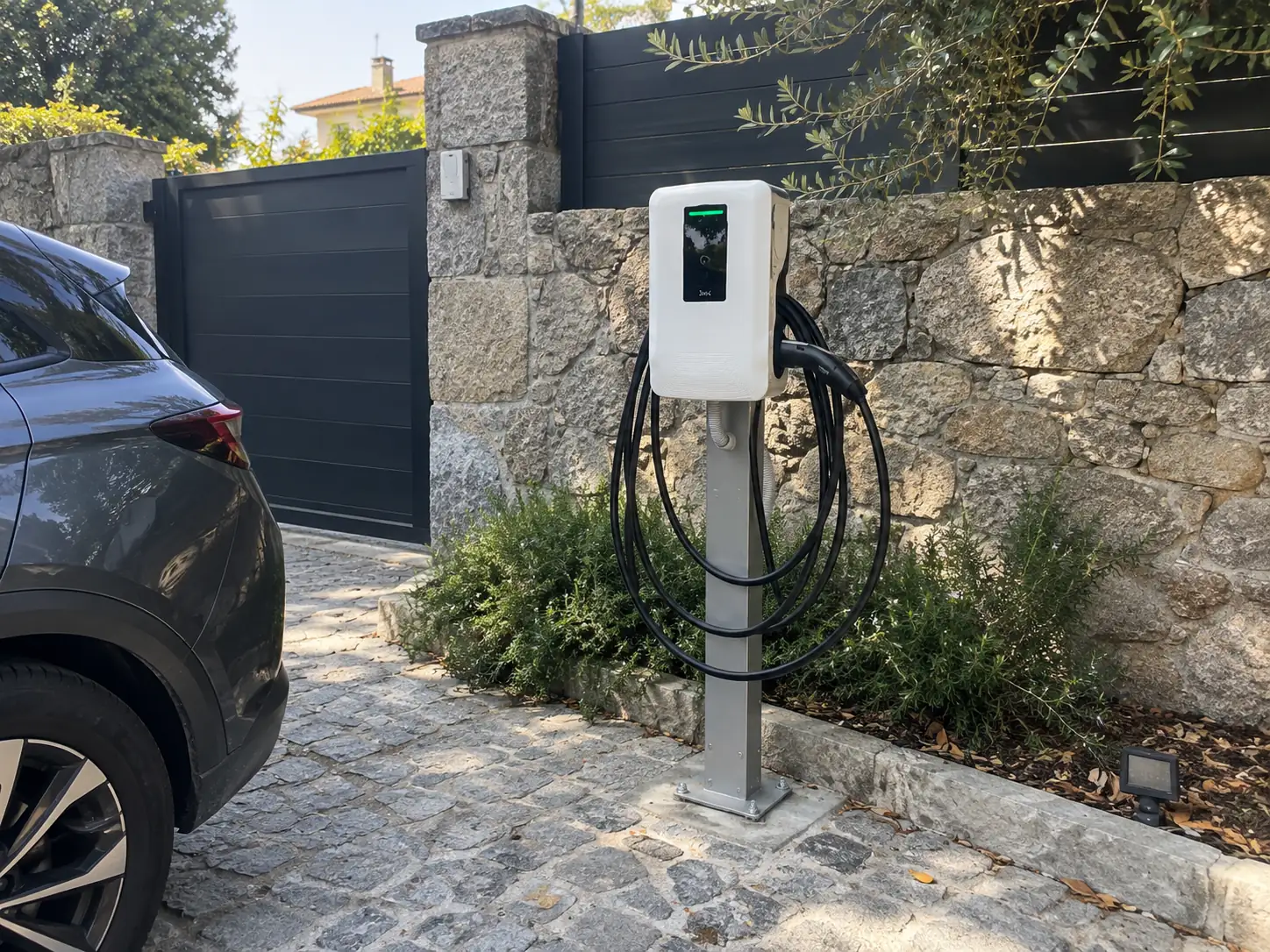 Punto de recarga para coche eléctrico